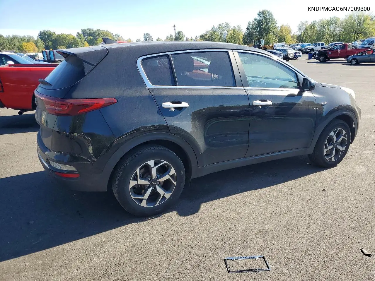2022 KIA SPORTAGE VIN KNDPMCAC6N7009300 — фото 3