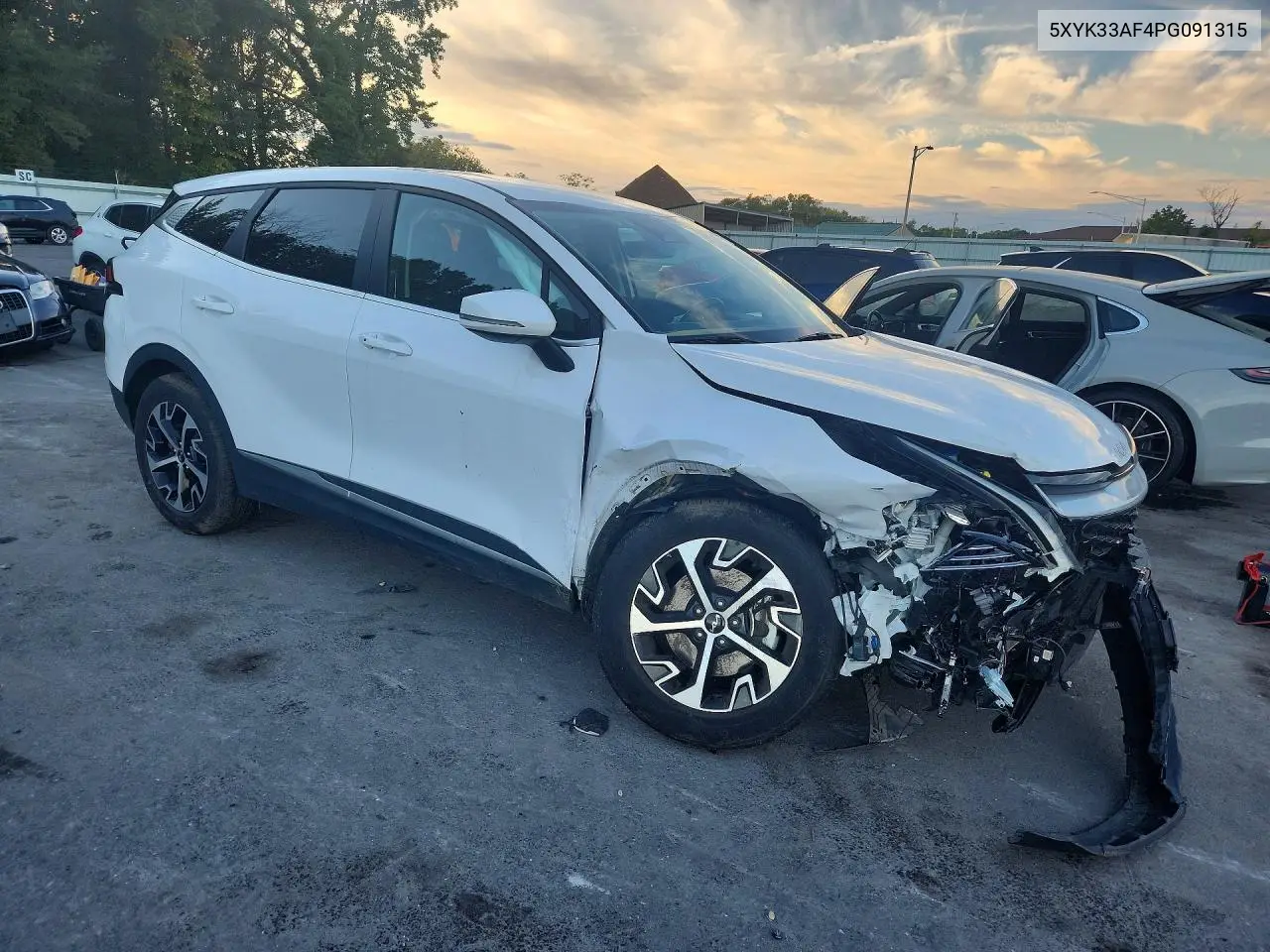 2023 KIA SPORTAGE VIN 5XYK33AF4PG091315 — фото 4