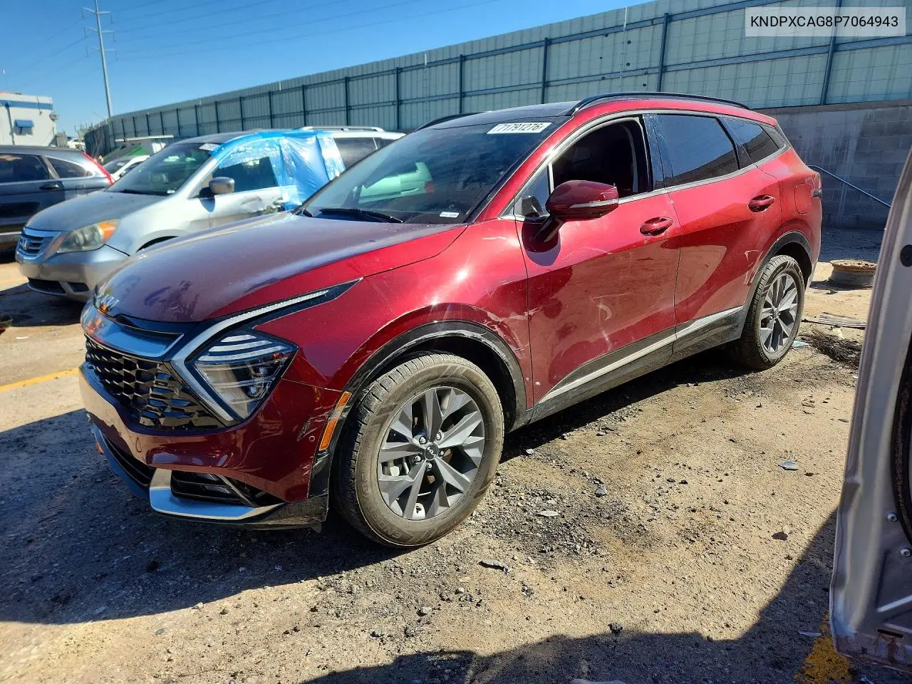 KIA SPORTAGE 2023, VIN KNDPXCAG8P7064943