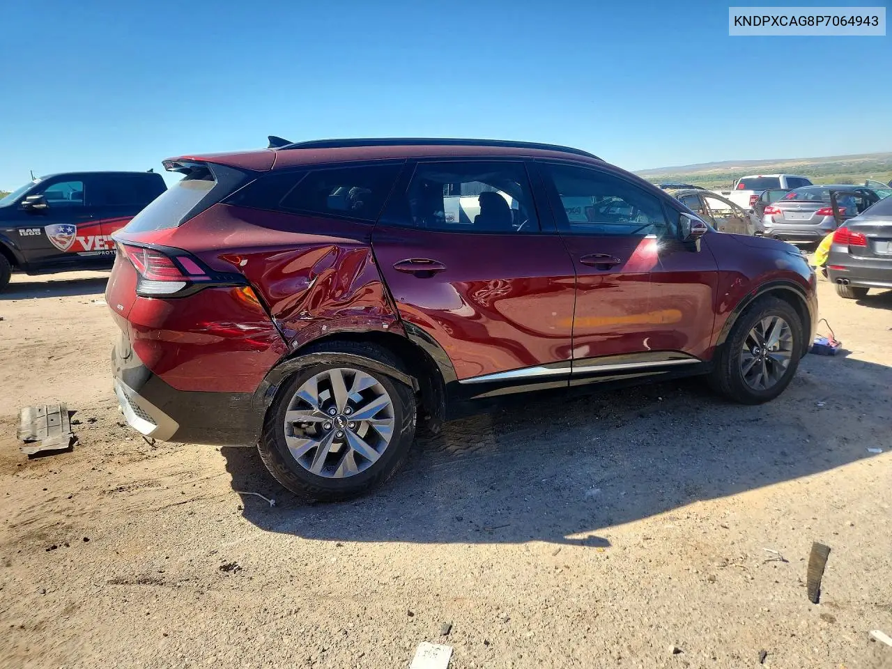 2023 KIA SPORTAGE VIN KNDPXCAG8P7064943 — фото 3