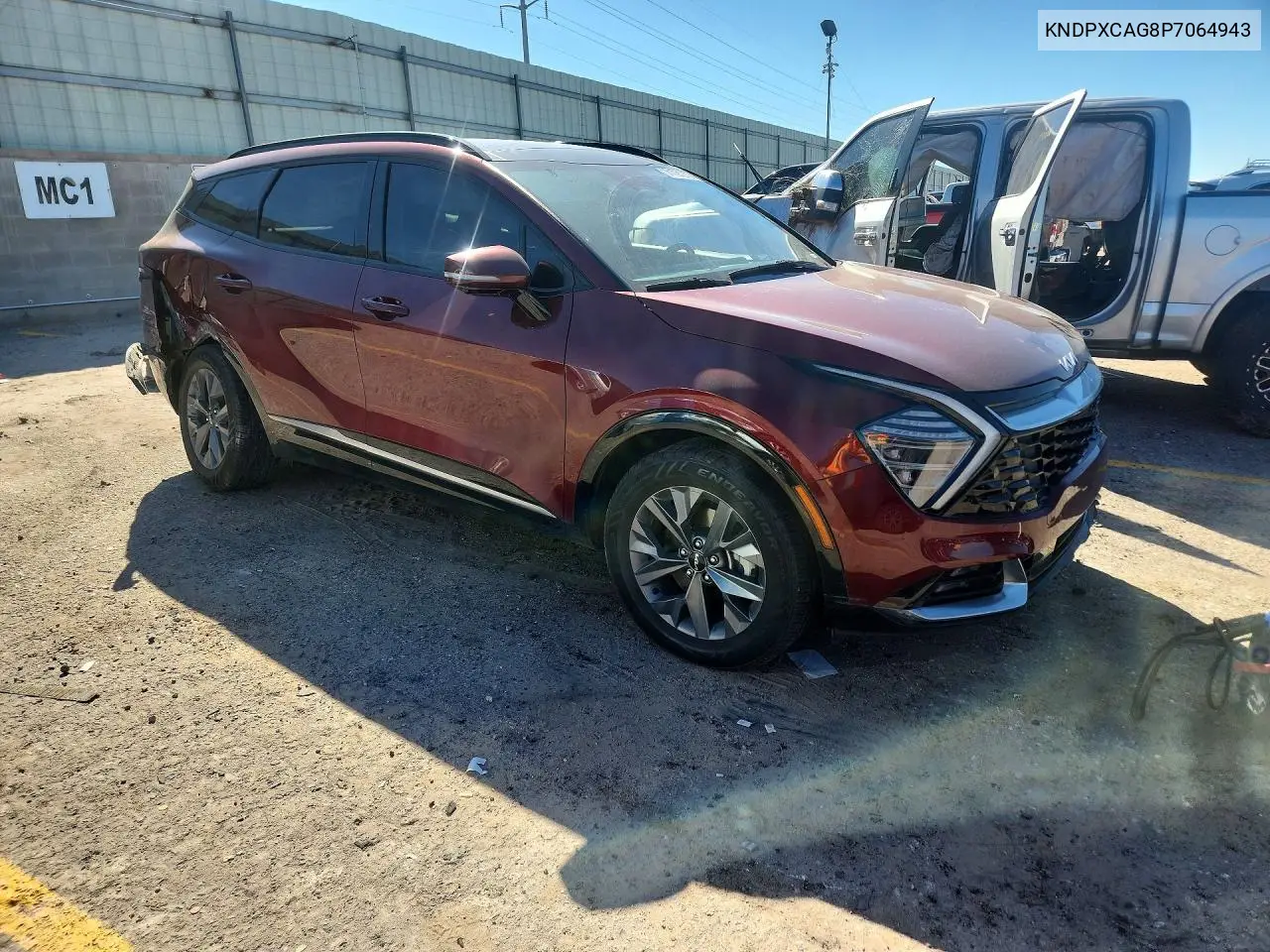 2023 KIA SPORTAGE VIN KNDPXCAG8P7064943 — фото 4