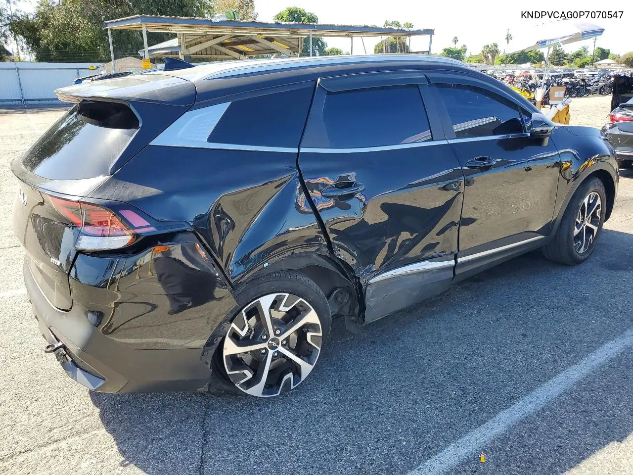 2023 KIA SPORTAGE VIN KNDPVCAG0P7070547 — фото 3