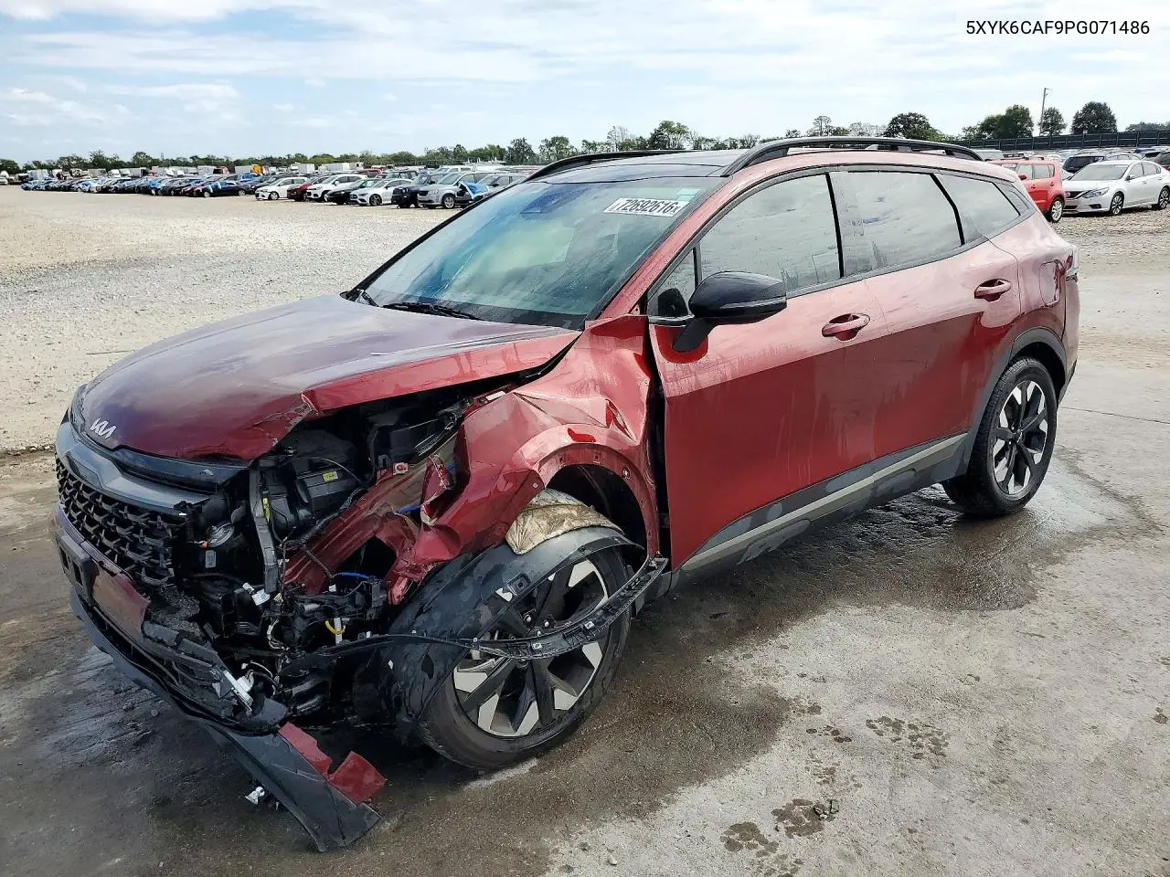 KIA SPORTAGE 2023, VIN 5XYK6CAF9PG071486
