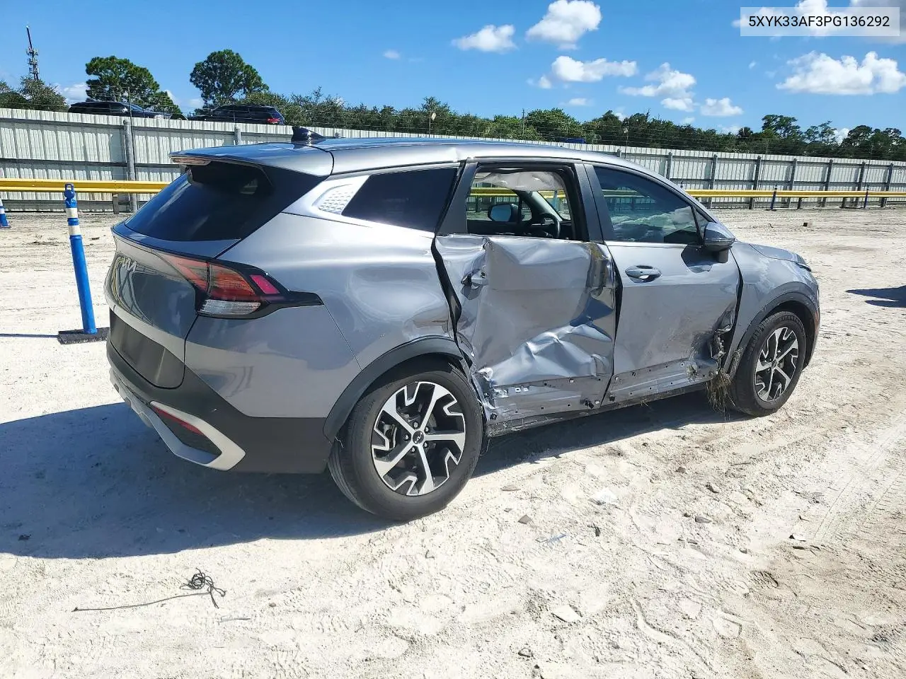 2023 KIA SPORTAGE VIN 5XYK33AF3PG136292 — фото 3