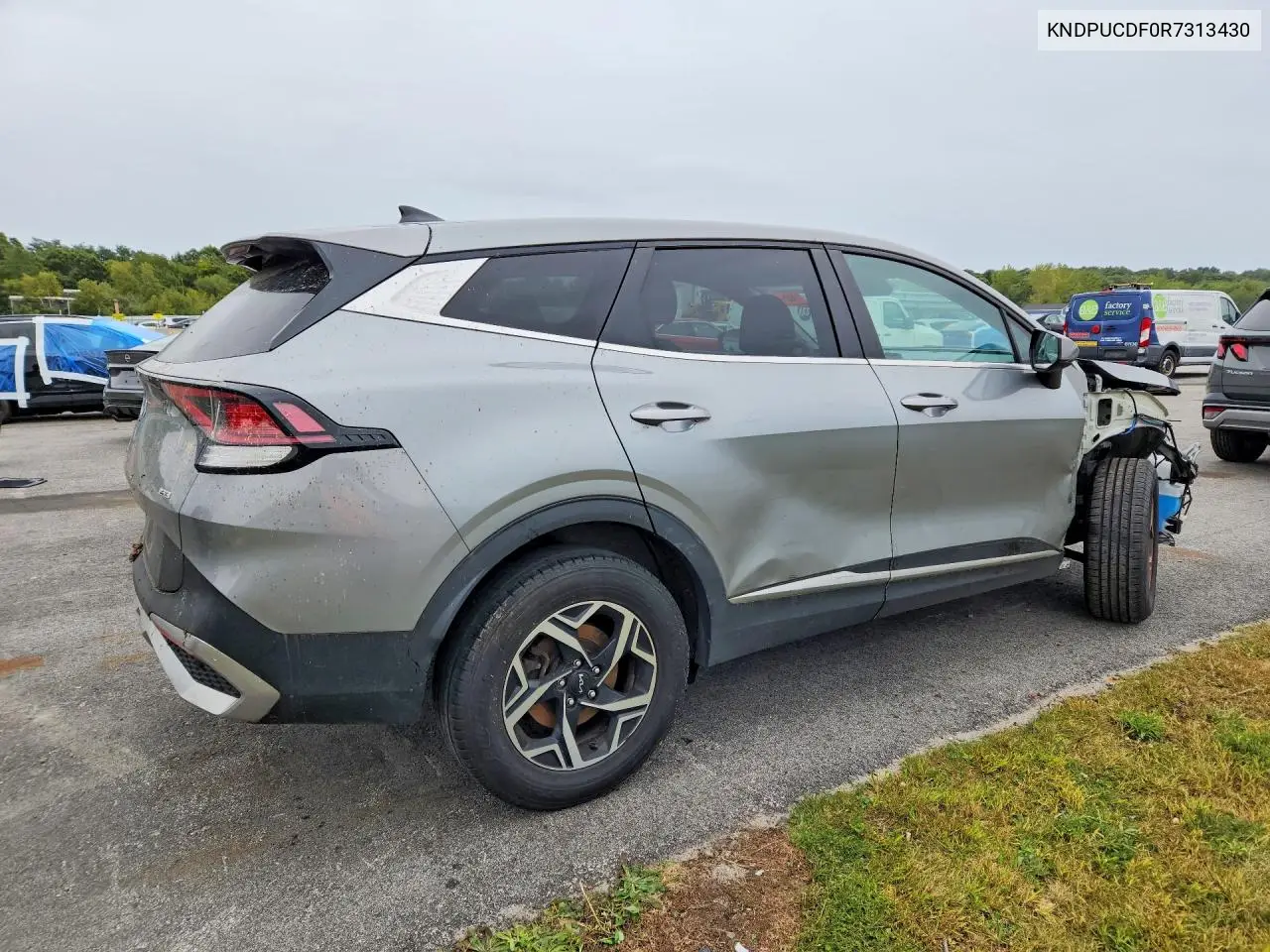 2024 KIA SPORTAGE VIN KNDPUCDF0R7313430 — фото 3
