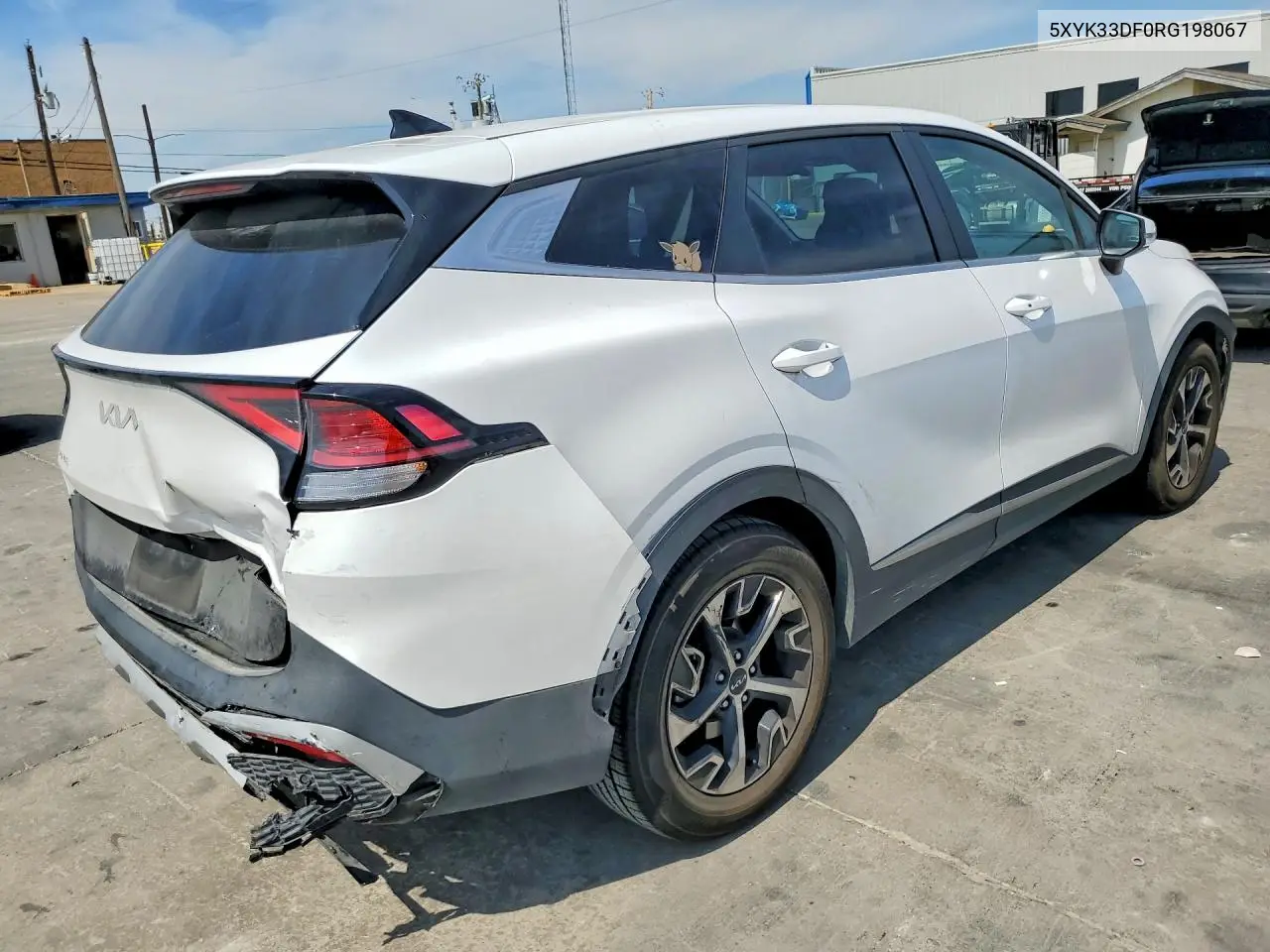 2024 KIA SPORTAGE VIN 5XYK33DF0RG198067 — фото 3