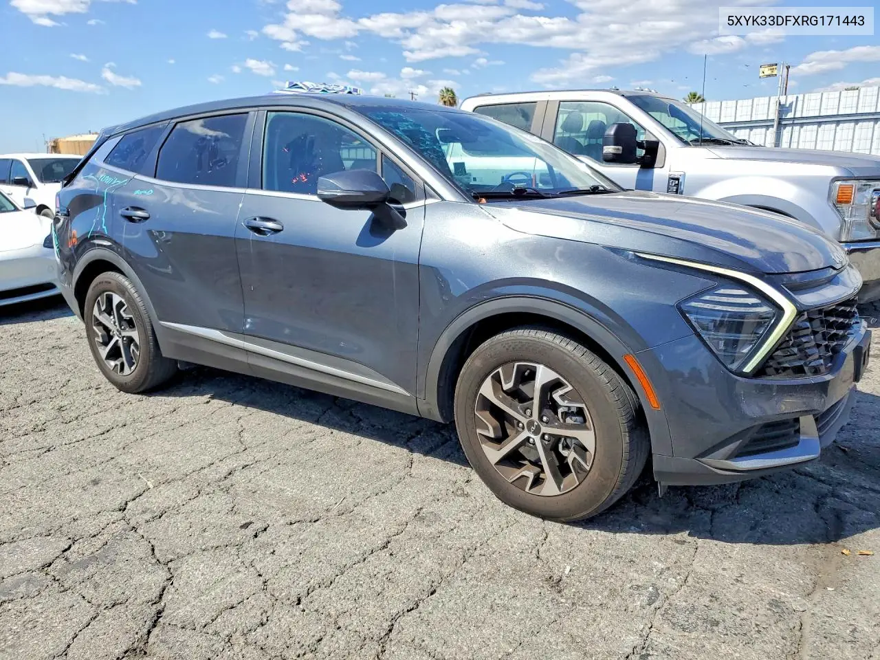 2024 KIA SPORTAGE VIN 5XYK33DFXRG171443 — фото 4