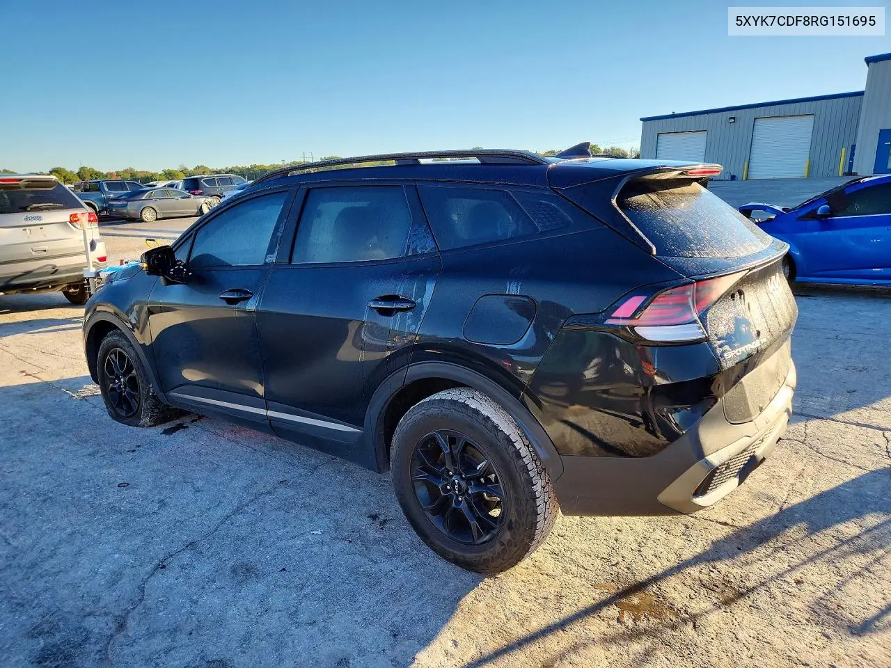 2024 KIA SPORTAGE VIN 5XYK7CDF8RG151695 — фото 2