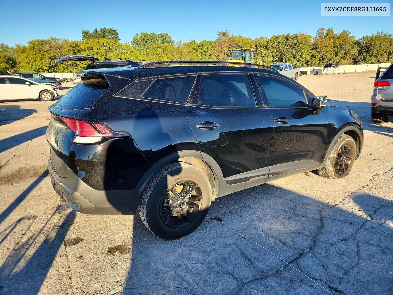 2024 KIA SPORTAGE VIN 5XYK7CDF8RG151695 — фото 3