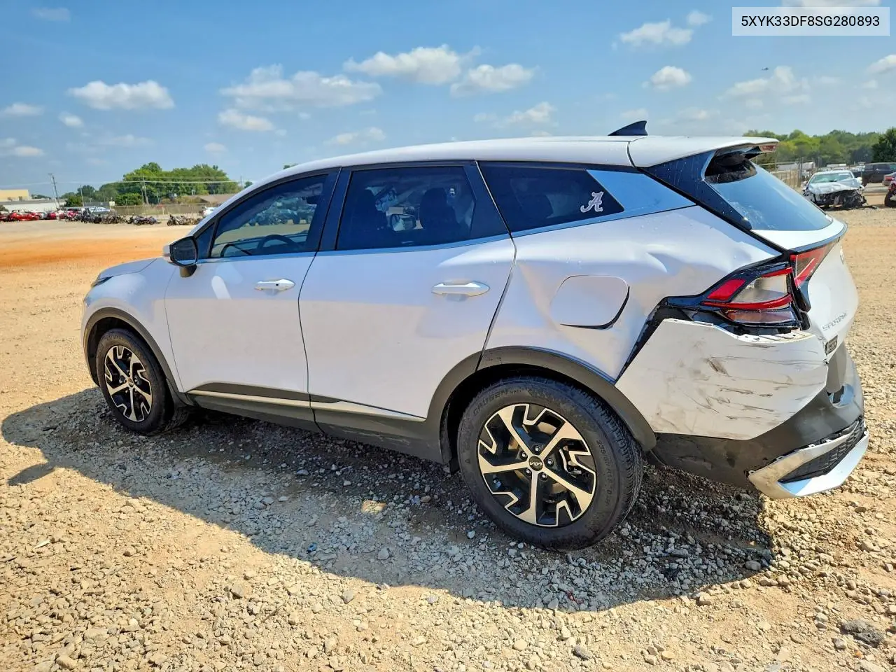 2025 KIA SPORTAGE VIN 5XYK33DF8SG280893 — фото 2