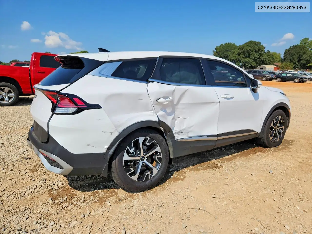 2025 KIA SPORTAGE VIN 5XYK33DF8SG280893 — фото 3