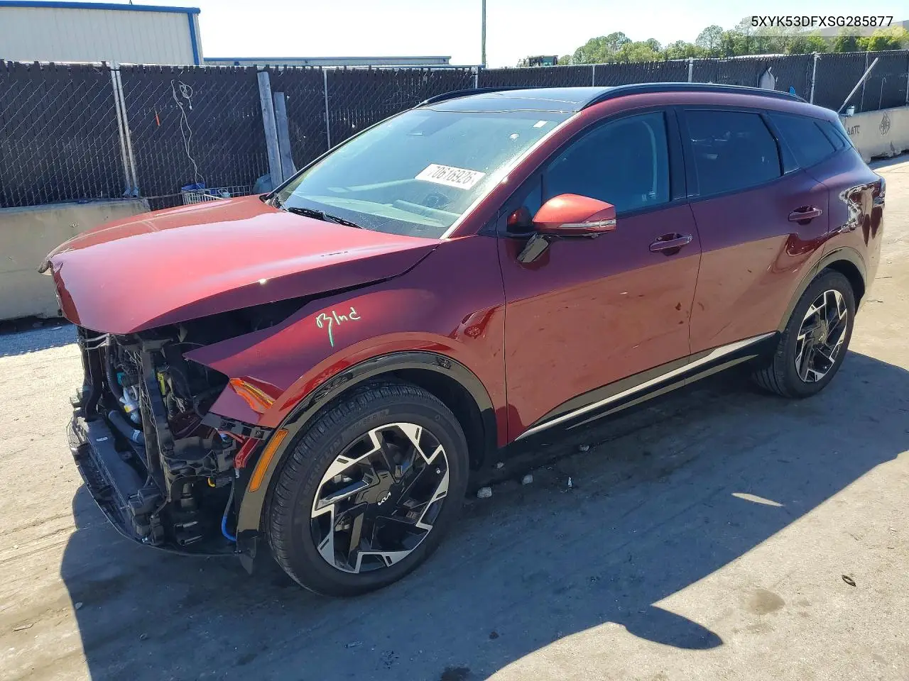 KIA SPORTAGE 2025, VIN 5XYK53DFXSG285877
