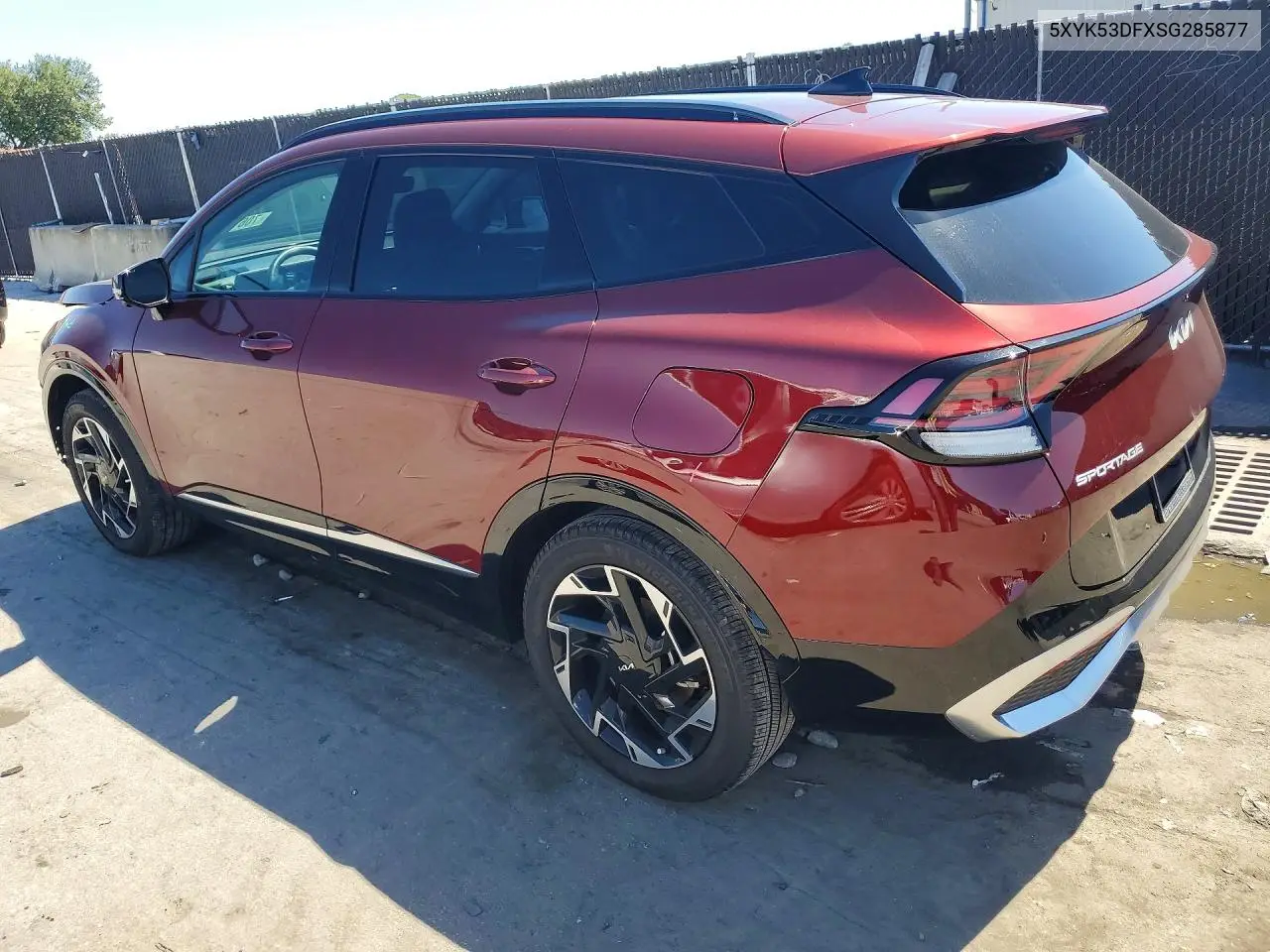 2025 KIA SPORTAGE VIN 5XYK53DFXSG285877 — фото 2