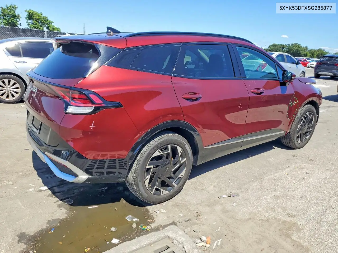2025 KIA SPORTAGE VIN 5XYK53DFXSG285877 — фото 3