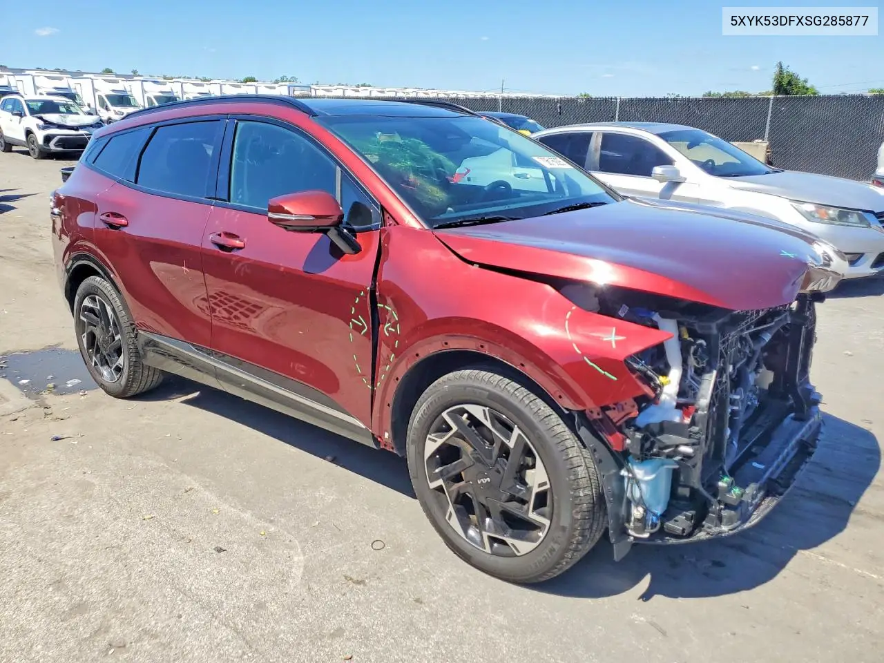 2025 KIA SPORTAGE VIN 5XYK53DFXSG285877 — фото 4