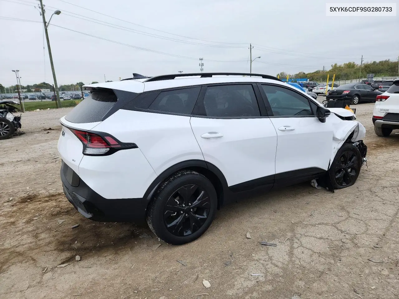 2025 KIA SPORTAGE VIN 5XYK6CDF9SG280733 — фото 3