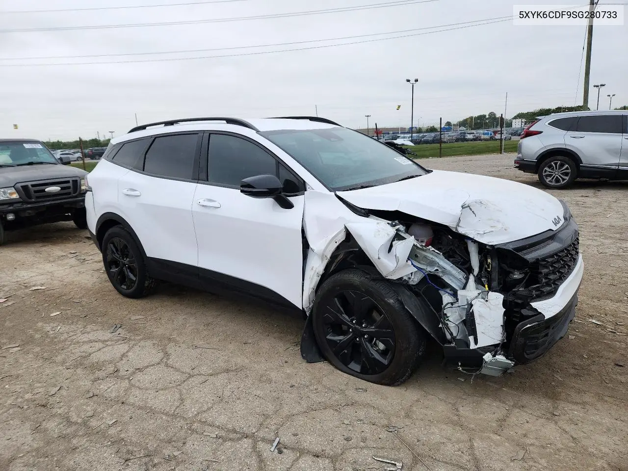 2025 KIA SPORTAGE VIN 5XYK6CDF9SG280733 — фото 4