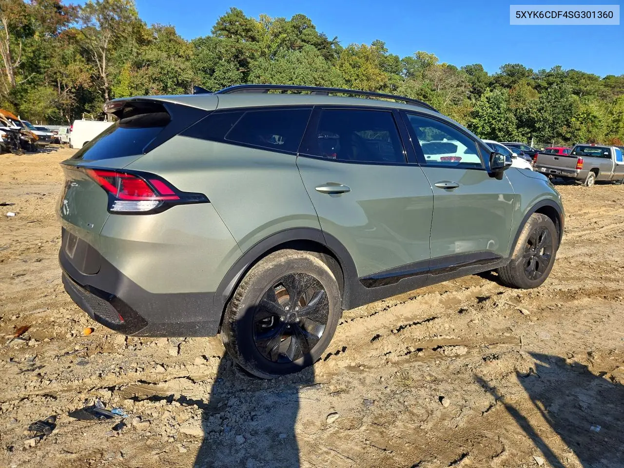 2025 KIA SPORTAGE VIN 5XYK6CDF4SG301360 — фото 3