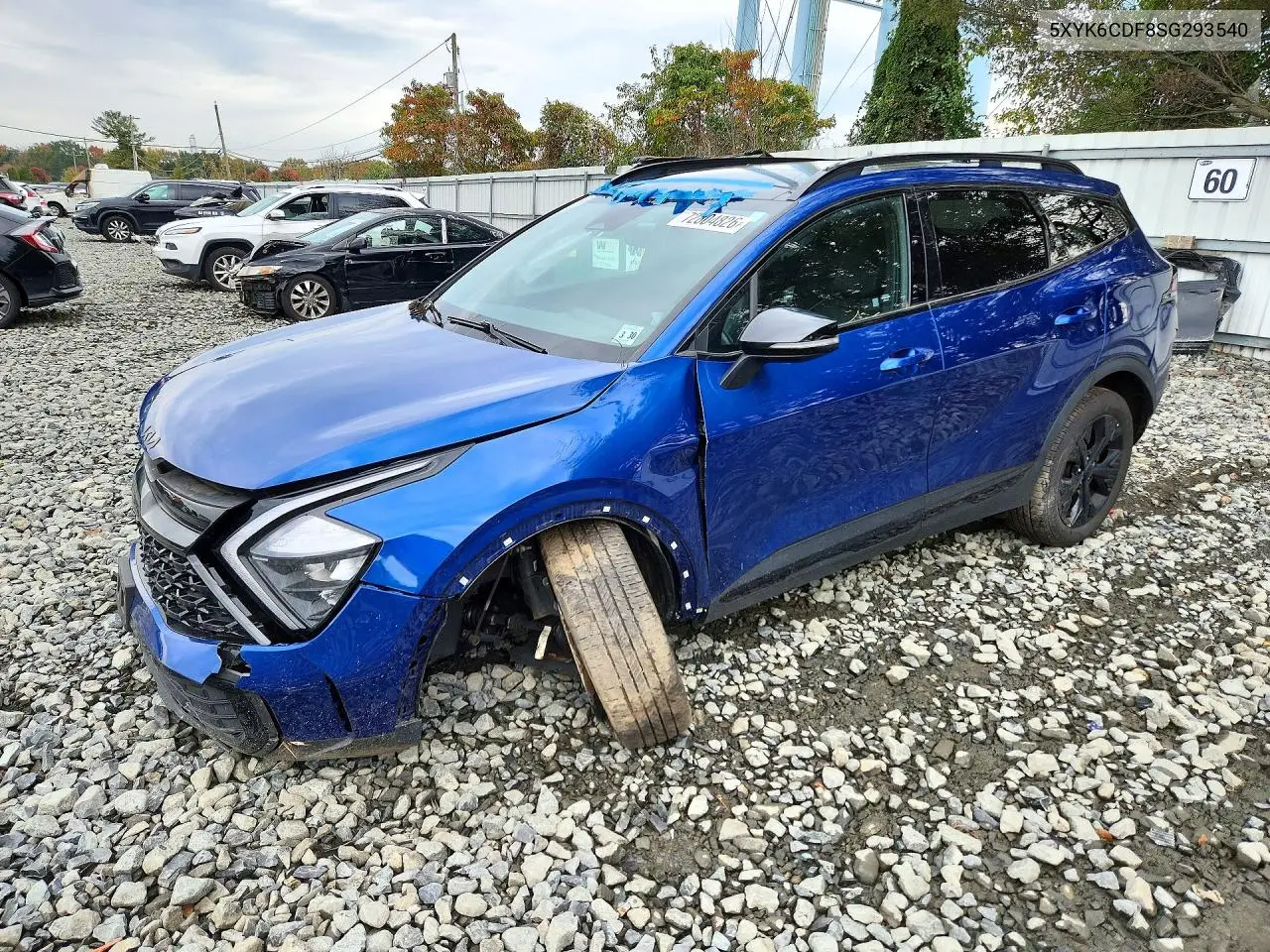 KIA SPORTAGE 2025, VIN 5XYK6CDF8SG293540