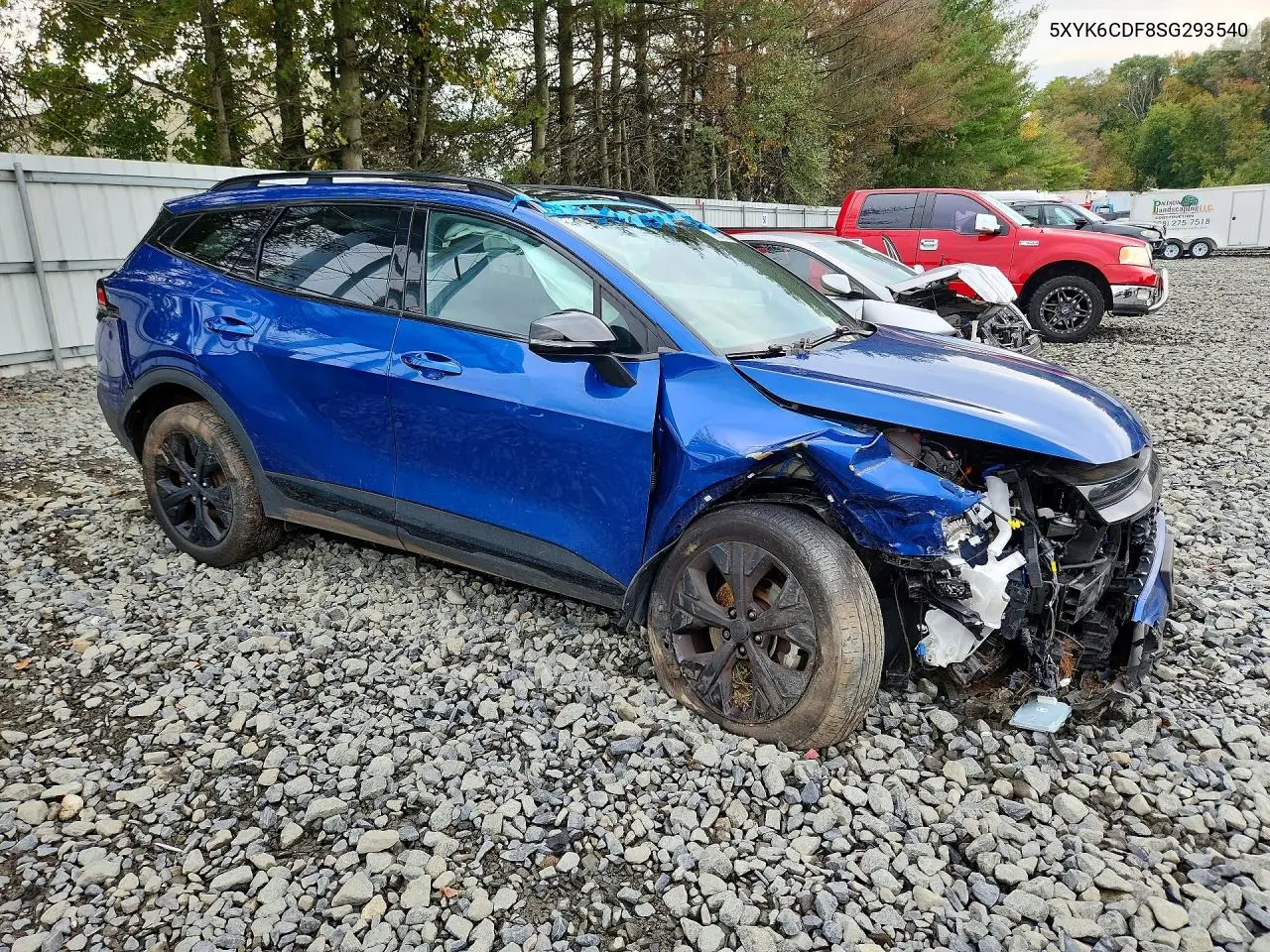 2025 KIA SPORTAGE VIN 5XYK6CDF8SG293540 — фото 4