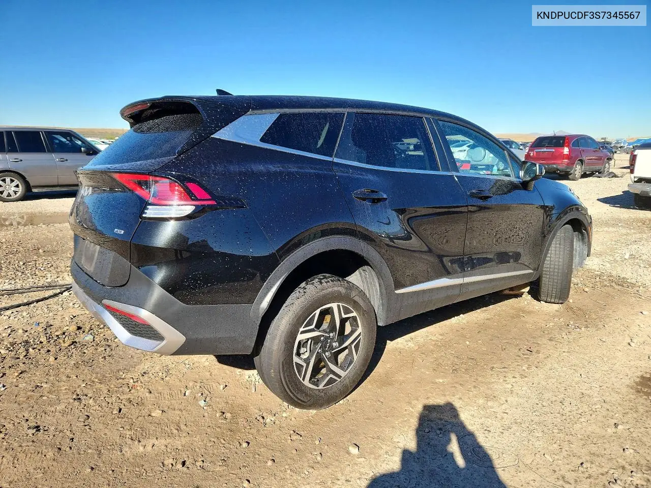 2025 KIA SPORTAGE VIN KNDPUCDF3S7345567 — фото 3