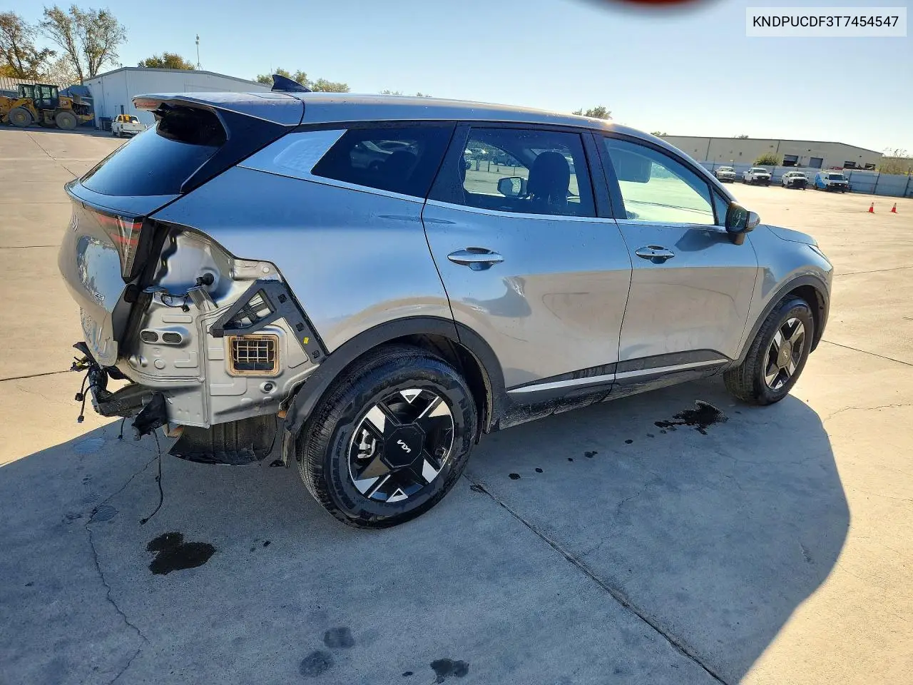 2026 KIA SPORTAGE VIN KNDPUCDF3T7454547 — фото 3