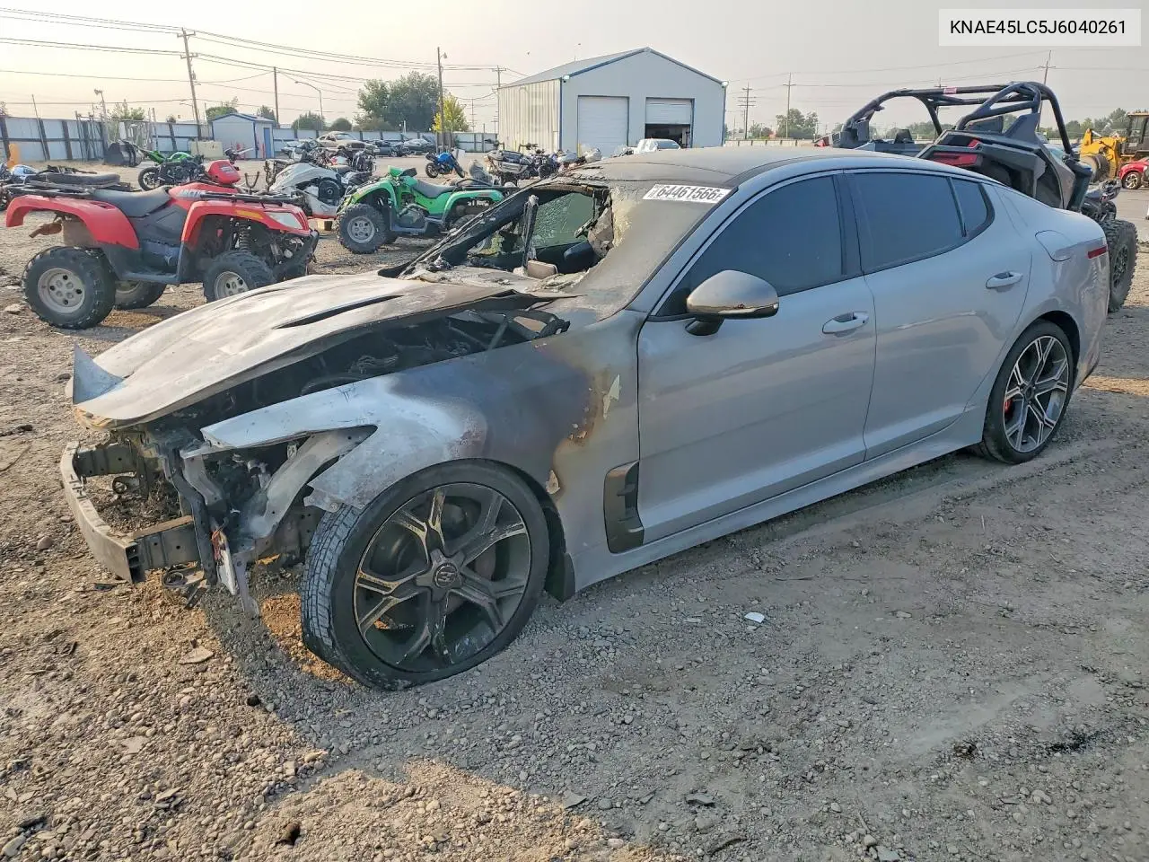 KIA STINGER 2018, VIN KNAE45LC5J6040261