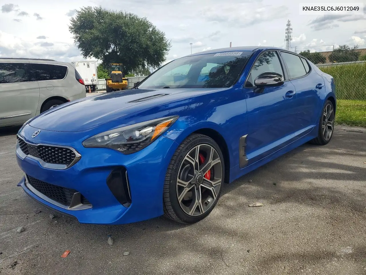 KIA STINGER 2018, VIN KNAE35LC6J6012049