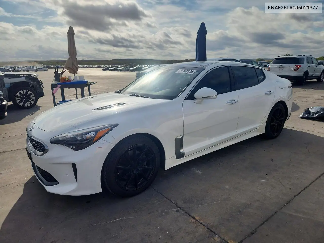 KIA STINGER 2018, VIN KNAE25LA0J6021377