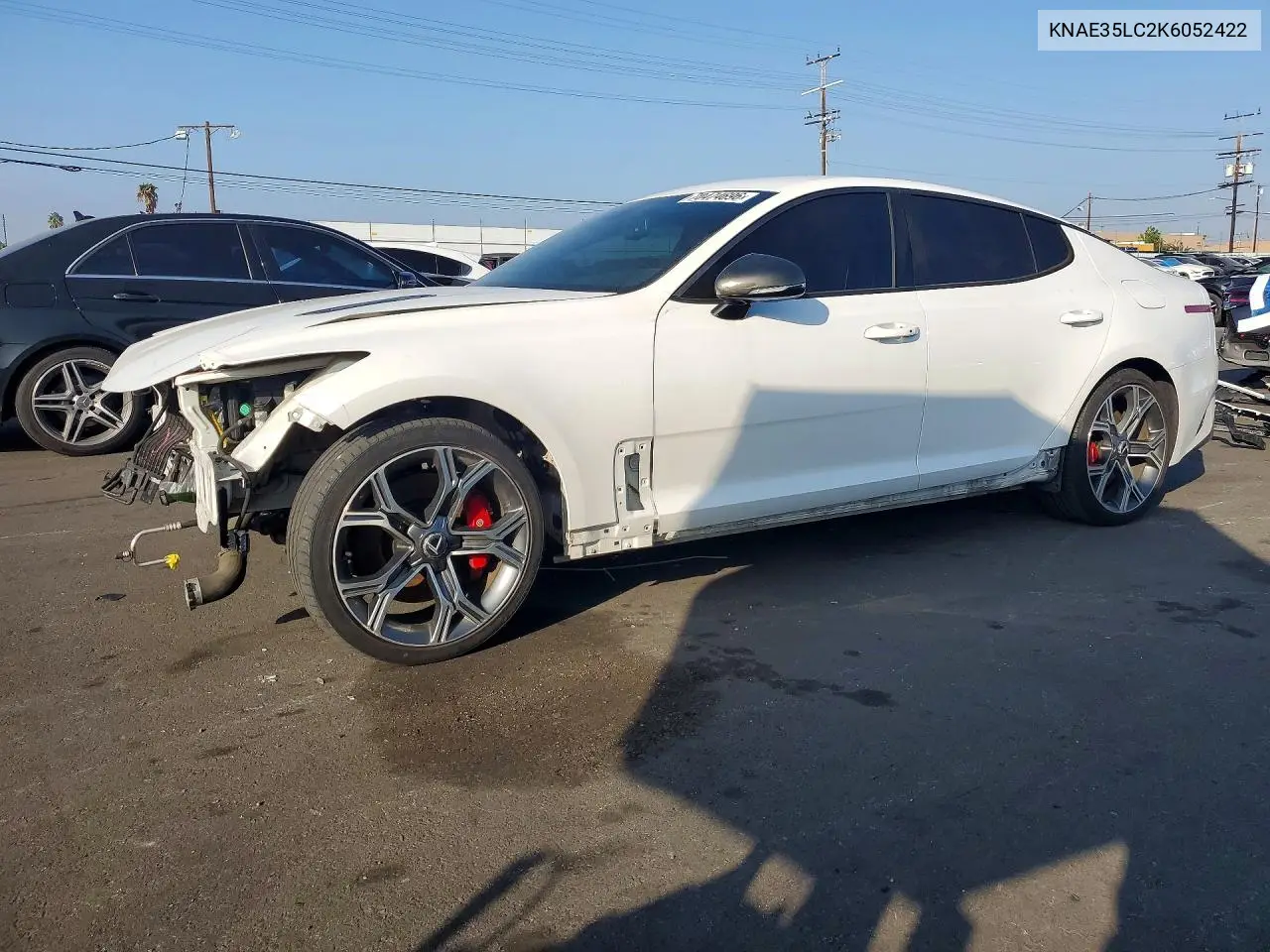 KIA STINGER 2019, VIN KNAE35LC2K6052422