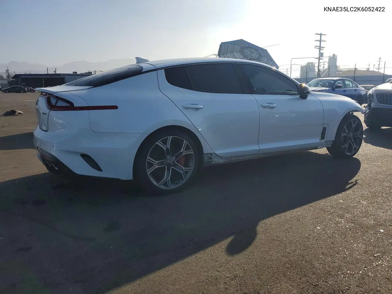 2019 KIA STINGER VIN KNAE35LC2K6052422 — фото 3