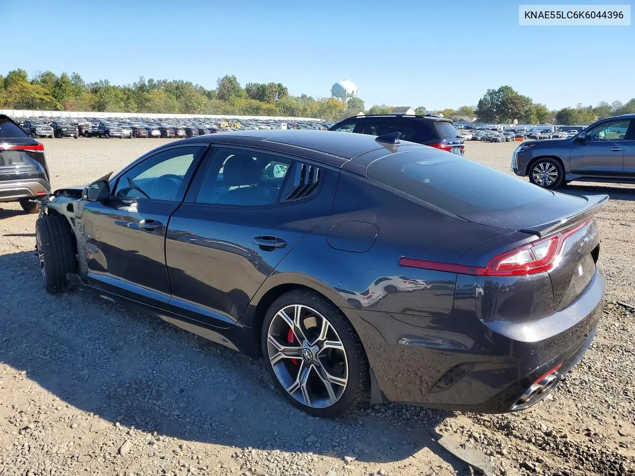 2019 KIA STINGER VIN KNAE55LC6K6044396 — фото 2