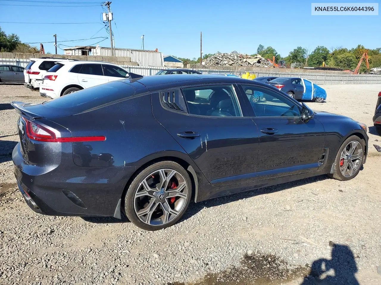 2019 KIA STINGER VIN KNAE55LC6K6044396 — фото 3