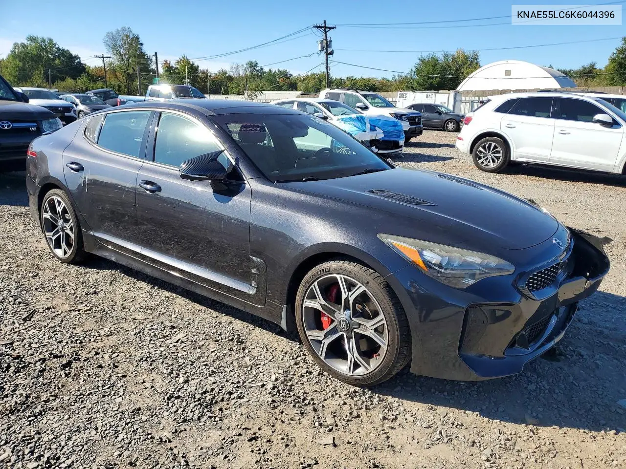 2019 KIA STINGER VIN KNAE55LC6K6044396 — фото 4
