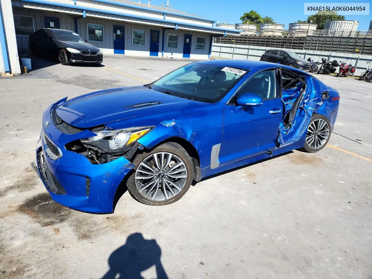 KIA STINGER 2019, VIN KNAE15LA0K6044954