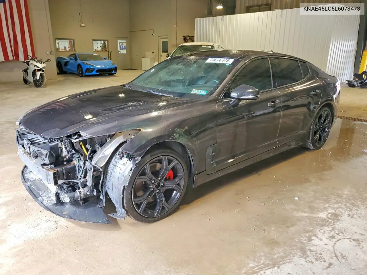 KIA STINGER 2020, VIN KNAE45LC5L6073473