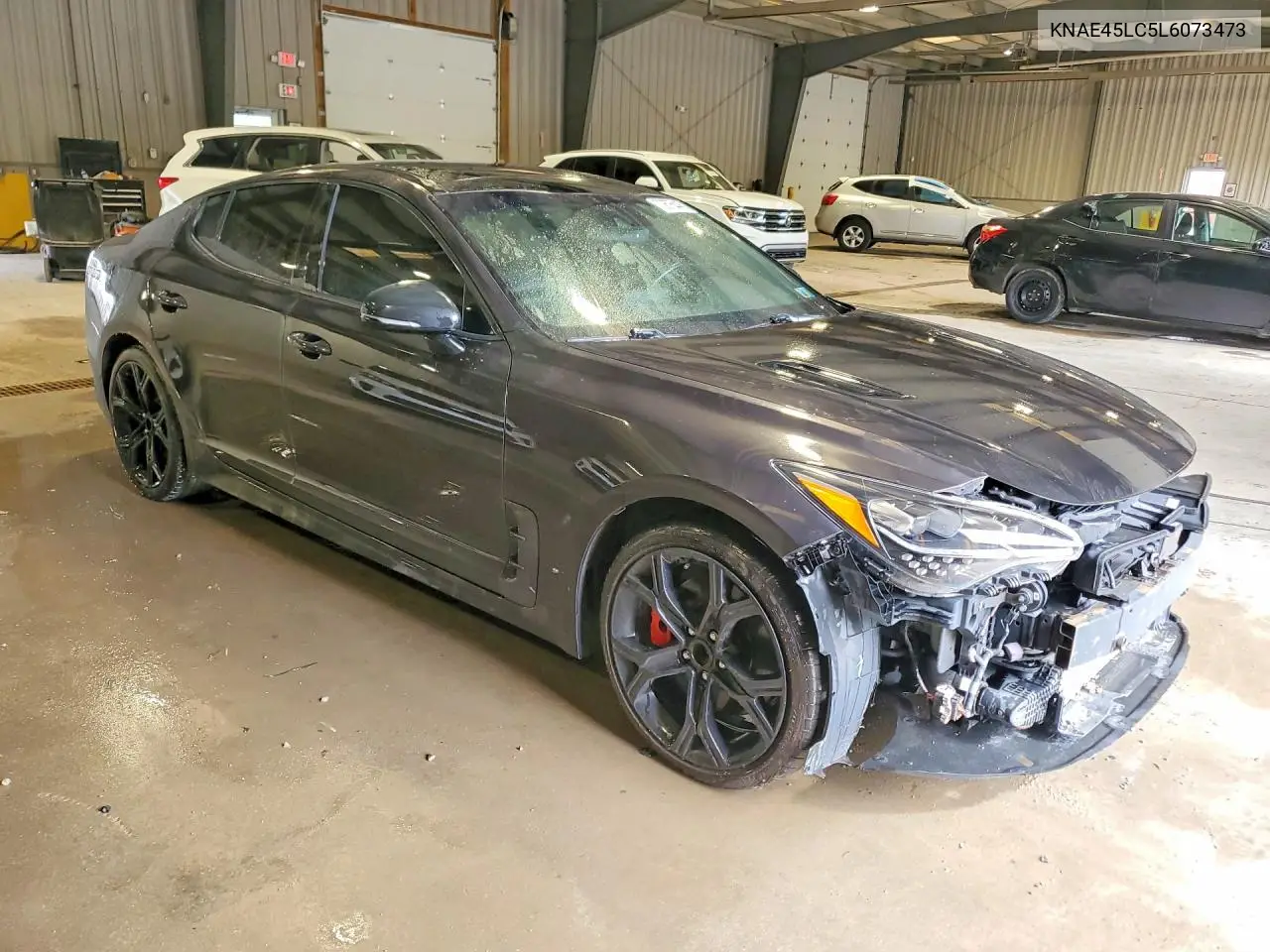 2020 KIA STINGER VIN KNAE45LC5L6073473 — фото 4