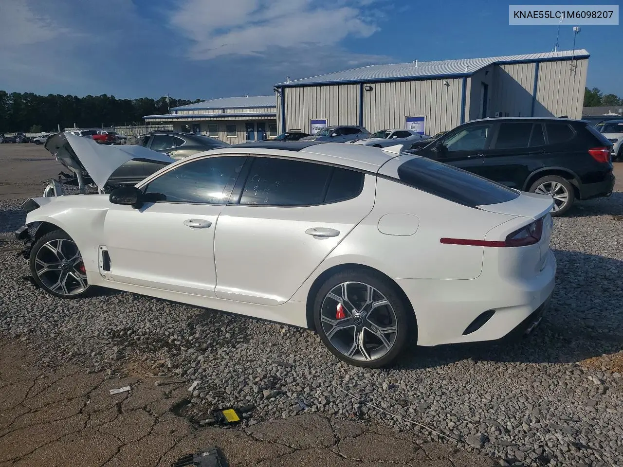 2021 KIA STINGER VIN KNAE55LC1M6098207 — фото 2