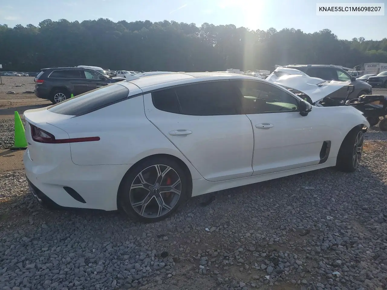2021 KIA STINGER VIN KNAE55LC1M6098207 — фото 3