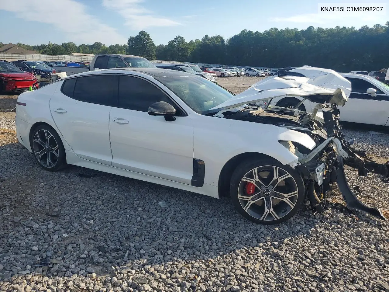 2021 KIA STINGER VIN KNAE55LC1M6098207 — фото 4