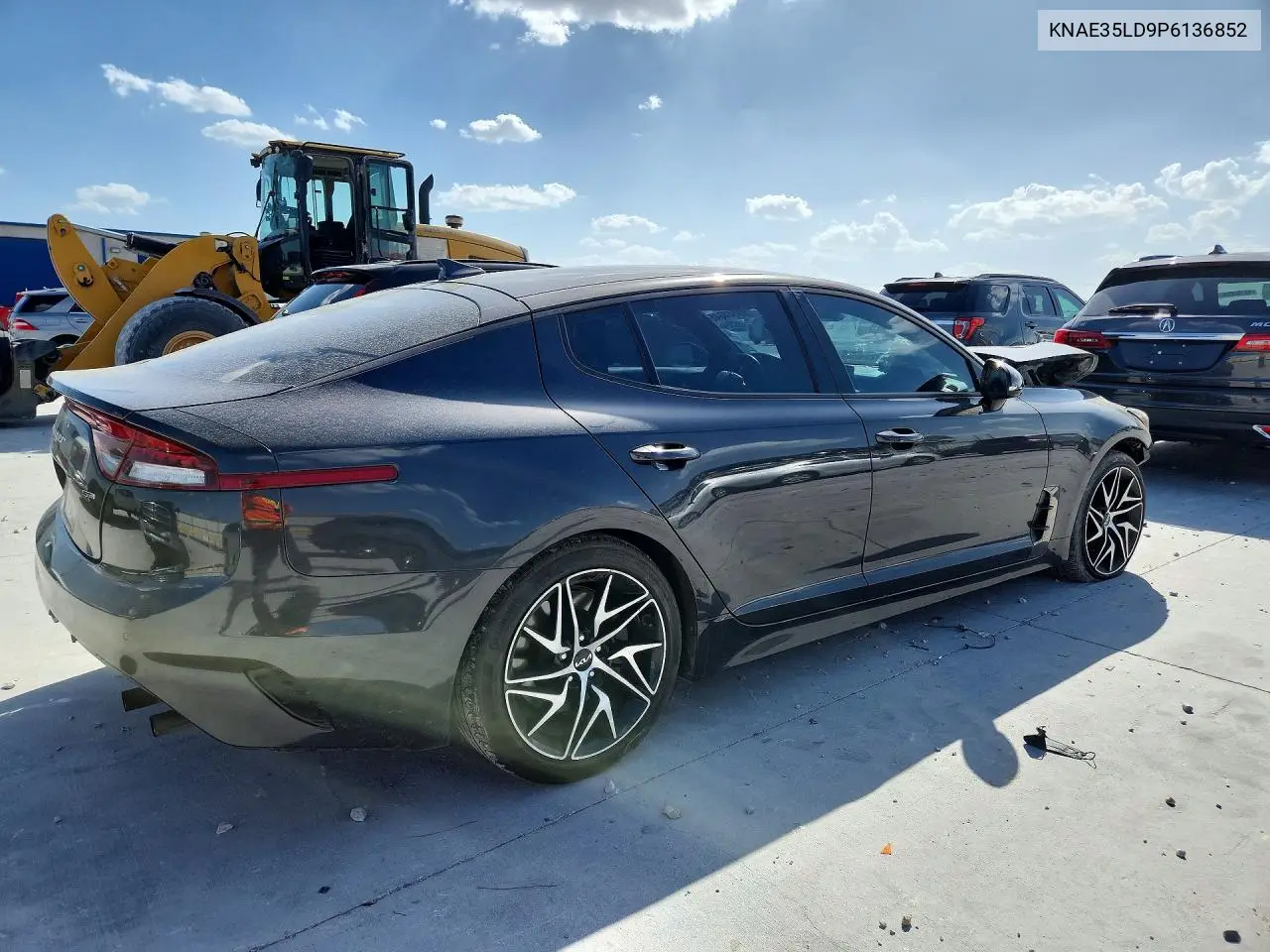 2023 KIA STINGER VIN KNAE35LD9P6136852 — фото 3