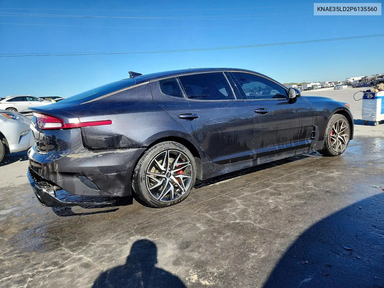 2023 KIA STINGER VIN KNAE35LD2P6135560 — фото 3