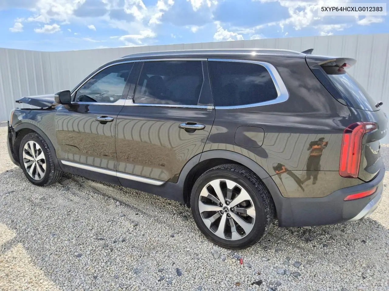 2020 KIA TELLURIDE VIN 5XYP64HCXLG012383 — фото 3
