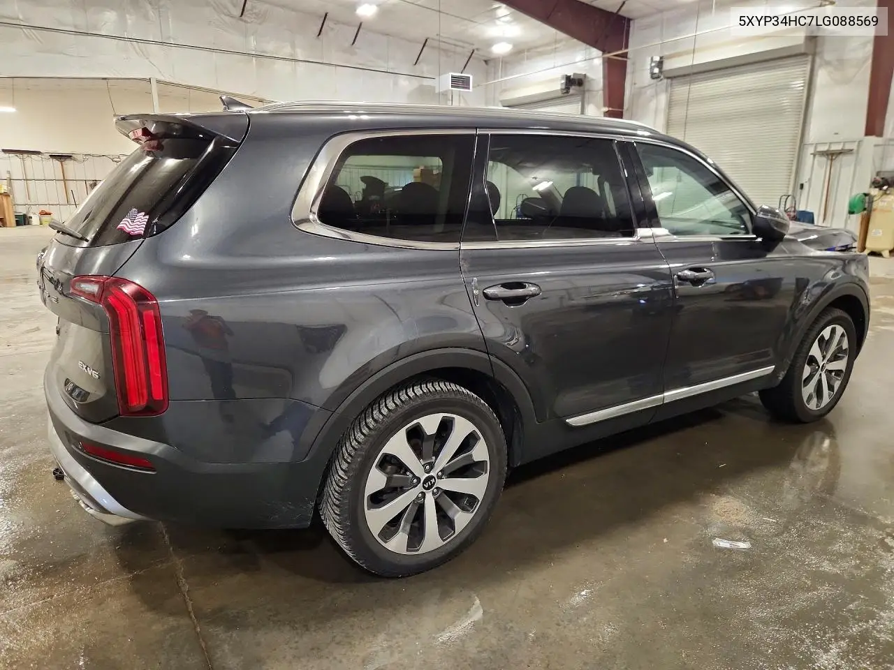 2020 KIA TELLURIDE VIN 5XYP34HC7LG088569 — фото 3