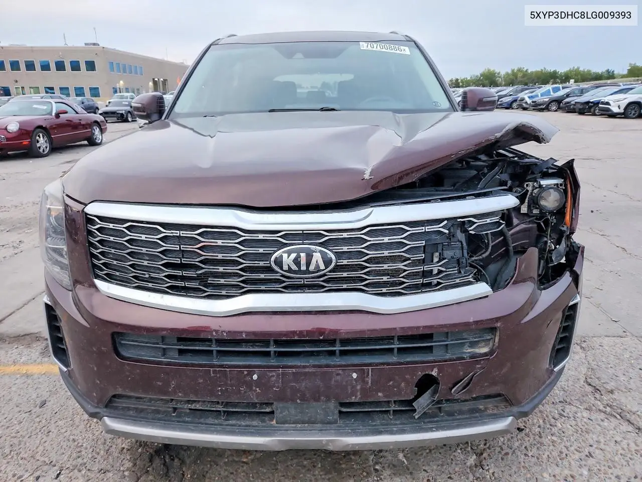 2020 KIA TELLURIDE VIN 5XYP3DHC8LG009393 — фото 5