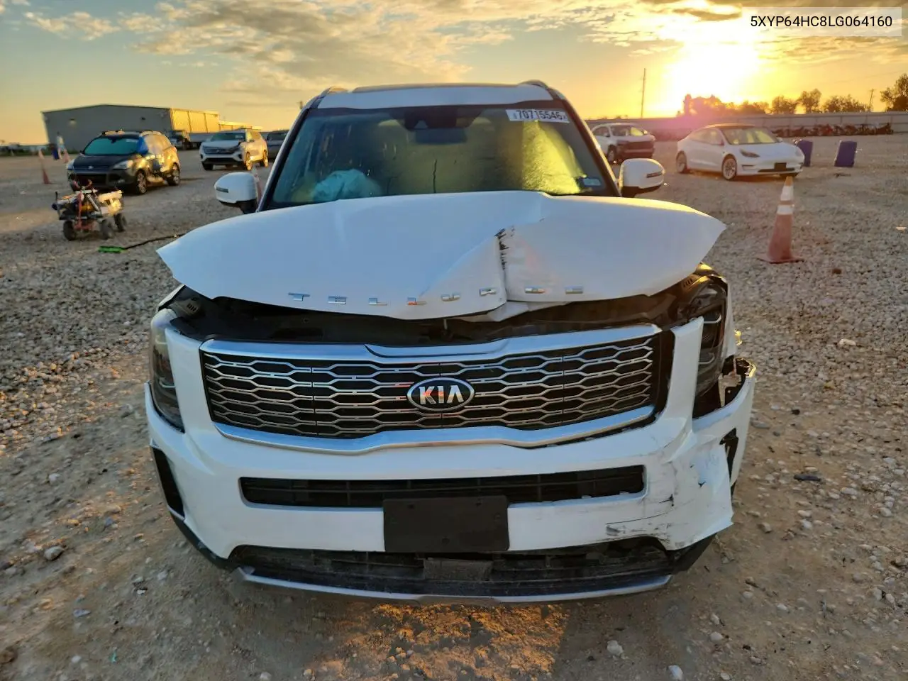 2020 KIA TELLURIDE VIN 5XYP64HC8LG064160 — фото 5