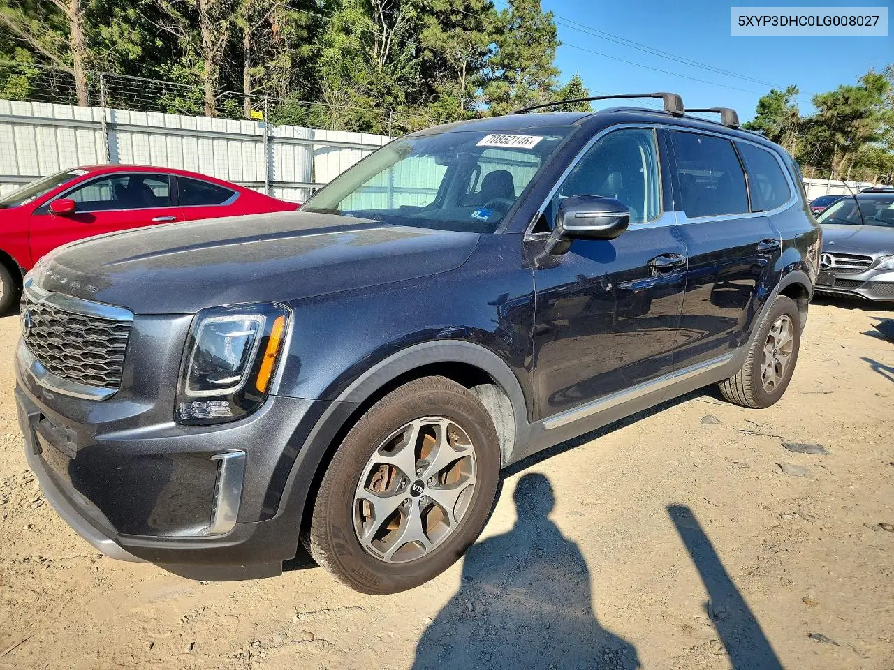 KIA TELLURIDE 2020, VIN 5XYP3DHC0LG008027