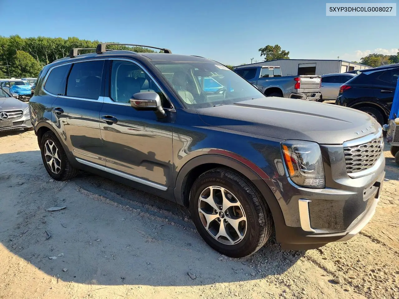 2020 KIA TELLURIDE VIN 5XYP3DHC0LG008027 — фото 4