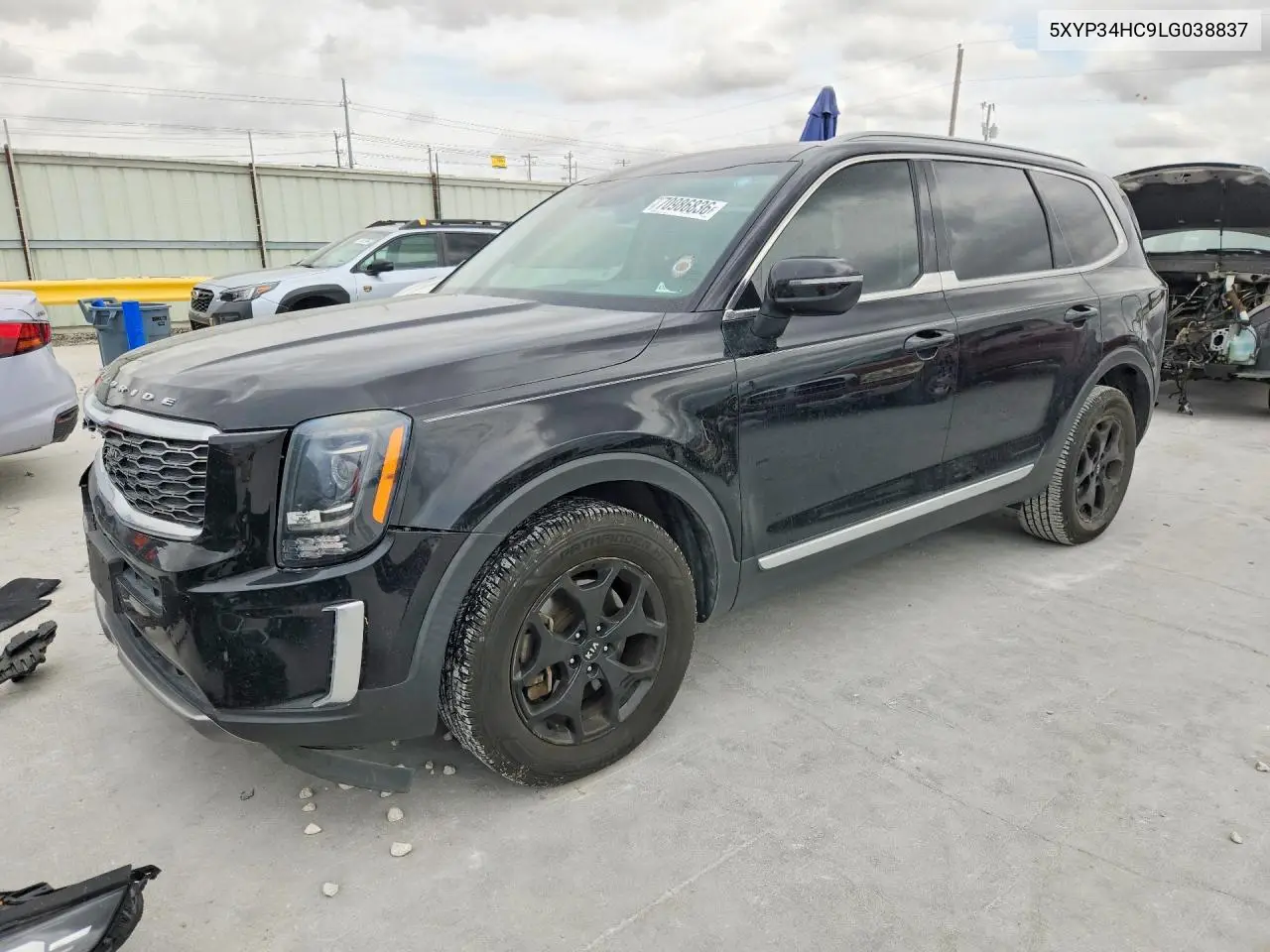 KIA TELLURIDE 2020, VIN 5XYP34HC9LG038837