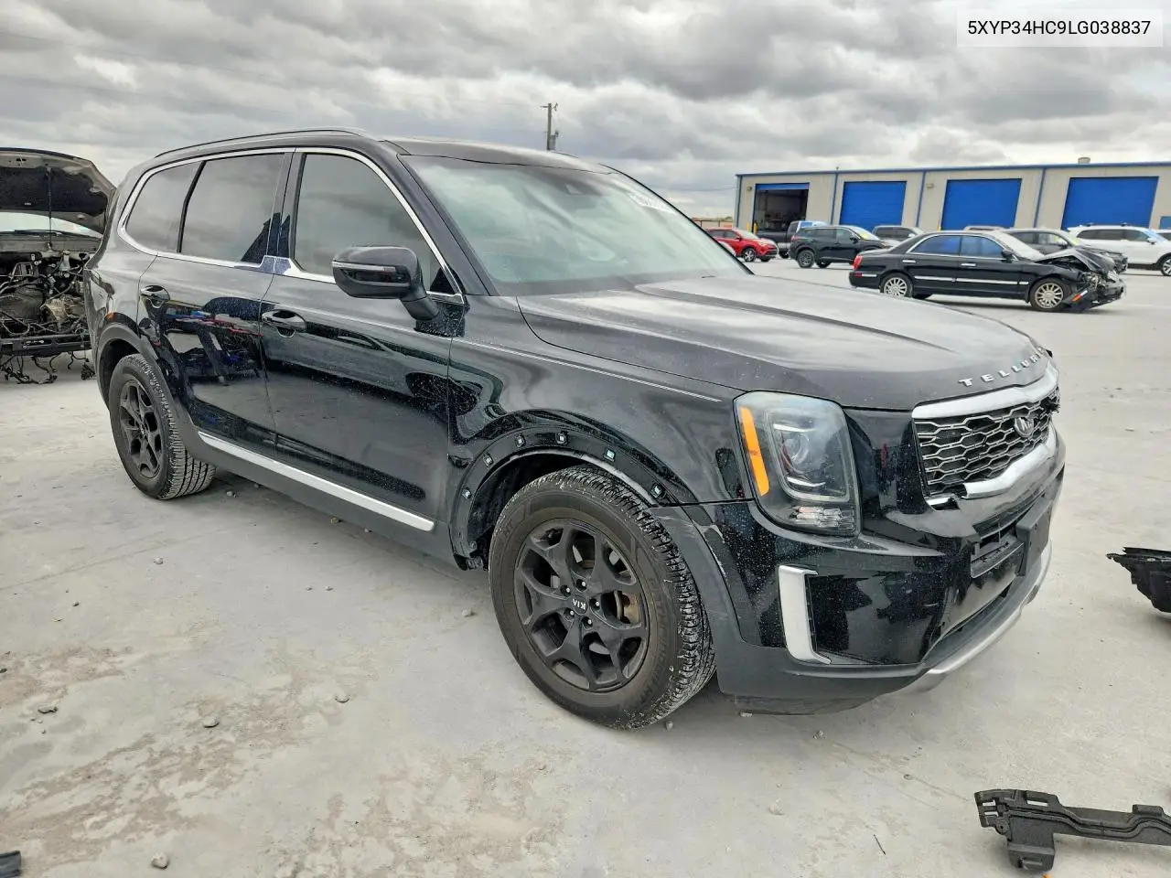 2020 KIA TELLURIDE VIN 5XYP34HC9LG038837 — фото 4